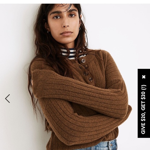 Madewell Henley Sweater - Picture 3 of 3